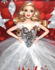 NEW! 2021 BARBIE SIGNATURE HOLIDAY BARBIE, BLONDE #GXL18 ~ MINOR BOX WEAR, READ!