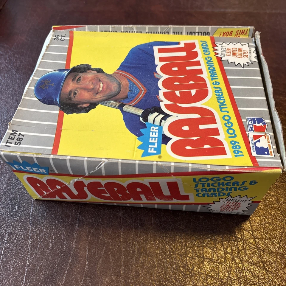 Caja de béisbol Fleer 1989 36 paquetes sellados Ken Griffey Jr RC Ripken Johnson  Foto 4 de 4