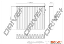 Filtre d'habitacle Ford P 100
