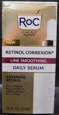RoC Retinol Correxion Line Smoothing Daily Serum 1.0Fl Oz No Exp New & Unused