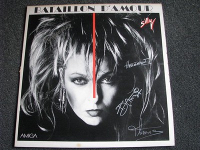 Amiga 856 195-Silly-Bataillon d´ Amour LP-1986 DDR E. Germany-Signiert-Autogramm