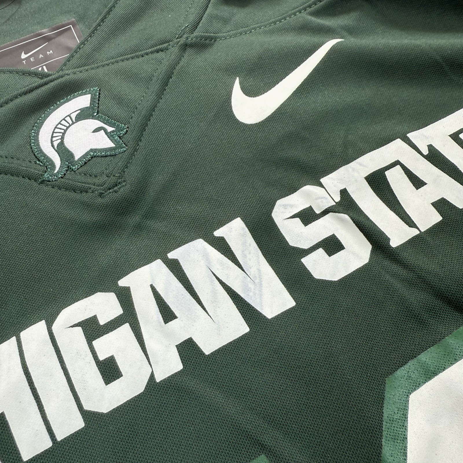 Nike Michigan State Spartans Andy Hartman #76 Jersey Men’s XL NWT thumbnail 4