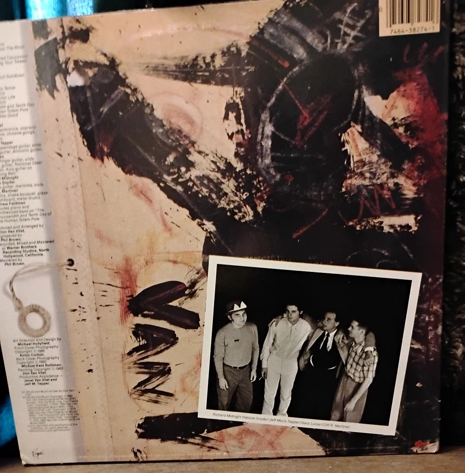 Captain Beefheart & The Magic Band "Ice Cream For Crow"  '82 ARE 38274 Vinyl VG+ - Image 2 of 4