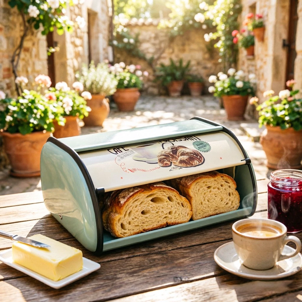 ビンテージ　ブレッドボックス Retro Bread Box for sale | eBay