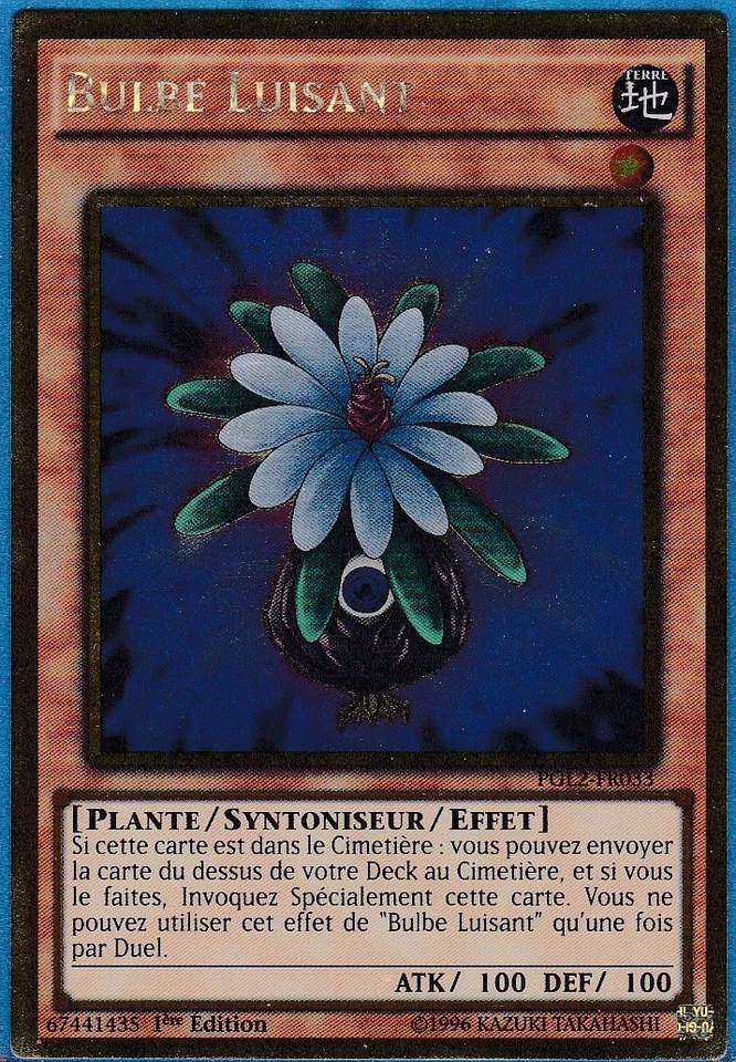 Yu-Gi-Oh! Bulbe Luisant PGL2-FR033 1ère Edition Premium Gold Rare COMME NEUF !! - Photo 1/1
