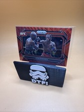 2023 Panini Prizm UFC - Leon Edwards #65 Ruby Wave Prizm