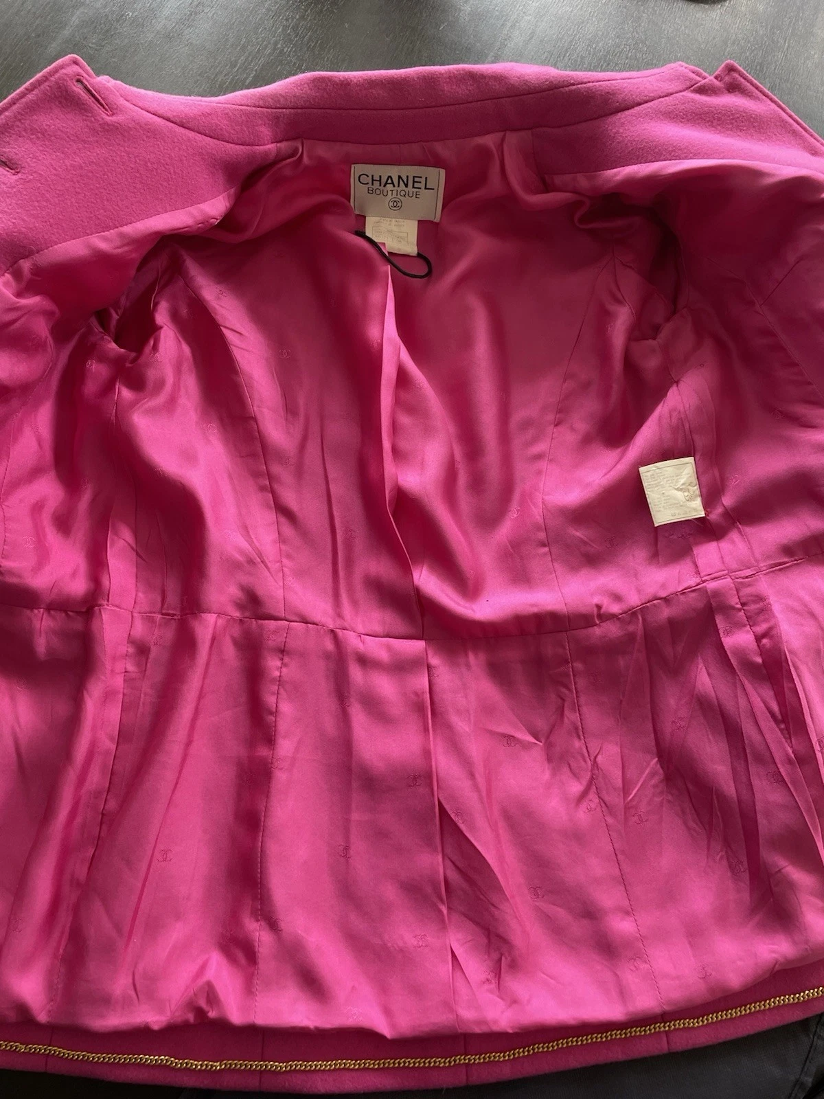 Blazer Chanel con bottoni Gripoix 38