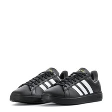 NEW US 10.5 Adidas Grand Court 2.0 'Black White' Men's - JR0546