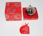 1987 WALLACE SLEIGH BELL ORNAMENT IN BOX