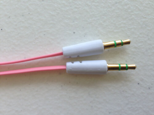 3.5mm male stereo audio aux auxiliary cable for iPod mp3 car iPhone 4s 5c 6 plus - Picture 20 of 62