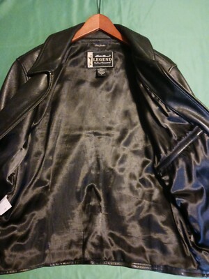 Eddie Bauer Legend Black Stine Leather Jacket Women's Large | eBay