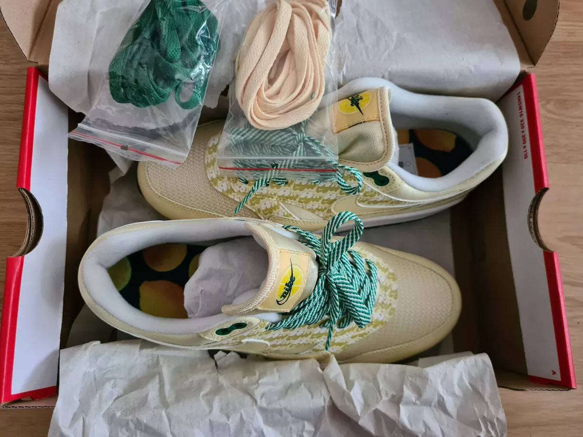 Nike air max 1 lemonade 2020 40EU jaune neuve avec boite d