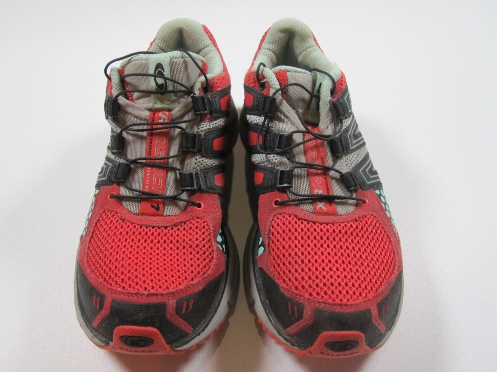 Scarpe Salomon XR Mission 1 donna 5 grigio rosso escursionismo trail running sneakers