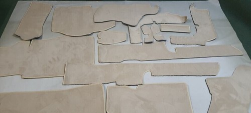 Teppich Satz 15-teilig Schlinge Farbe CREME für Mercedes W123 Limousine NEU - Picture 5 of 6