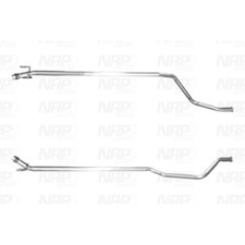 Abgasrohr für Peugeot 3008 Großraumlimousine 0U_ 1.6 HDi 308 I 4A_ 4C_ Citroën