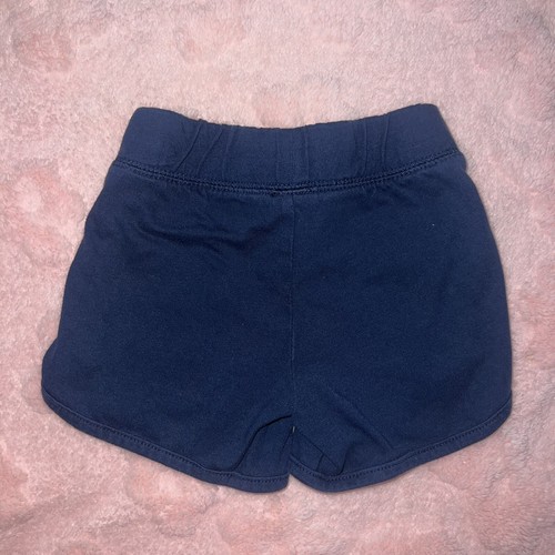 Navy Blue Girls Wonder Nation Size XS 4/5 Tropical Island Casual Summer Shorts - Picture 6 of 9