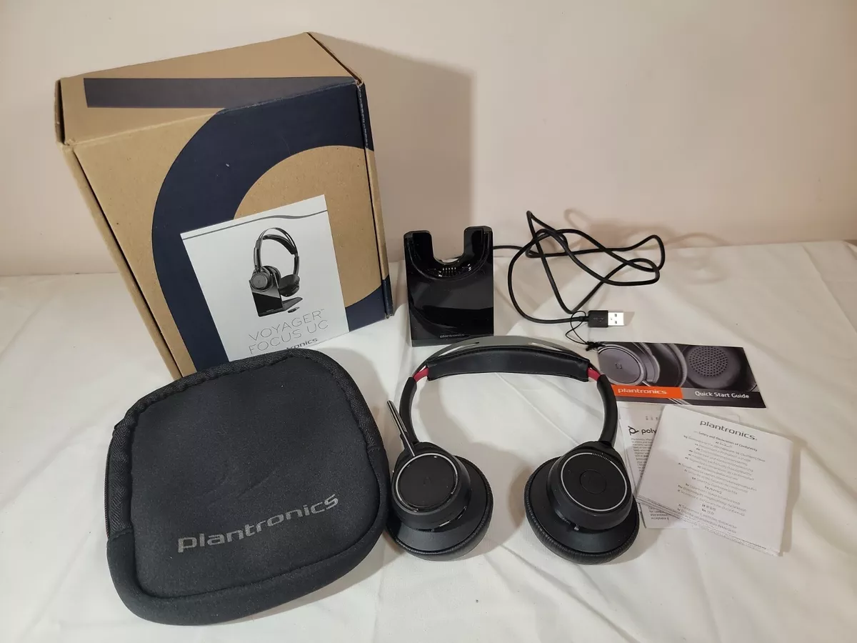 Plantronics Voyager Focus UC Bluetooth B825 Headset with ANC NO DONGLE