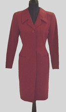 Ann Taylor, Red 100% Wool Coat, Size 2 (us)