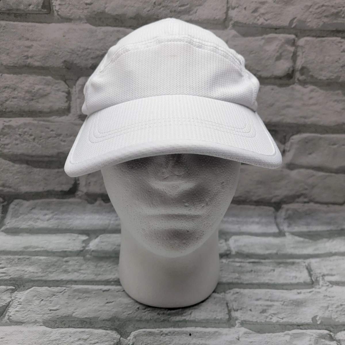 Columbia Hat Womens Omni Shade Running Cap OSFA Five Panel Stretch Fit White