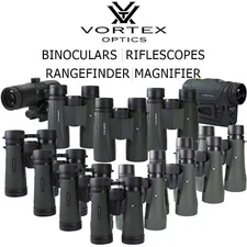 Vortex Diamondback HD and Viper Binoculars, Riflescope, Rangefinder, Magnifier