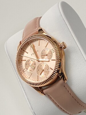 Damenuhren Leder Armbanduhr Fossil Fossil Riley Armbanduhr Damen