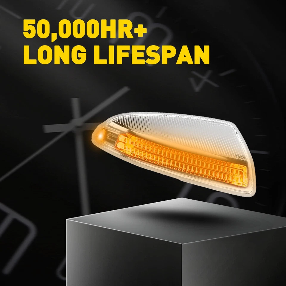 2 pares de luces de señal de giro para espejo de puerta aptas para Mercedes Benz W164 ML350 ML450 ML500 Foto 2 de 4