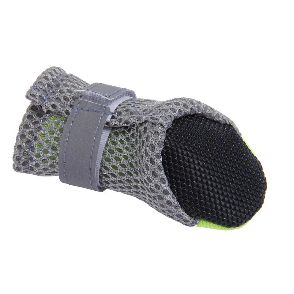 4 un. Calcetines antideslizantes para perros al aire libre botas impermeables zapatos para perros protector de patas Foto 3 de 4