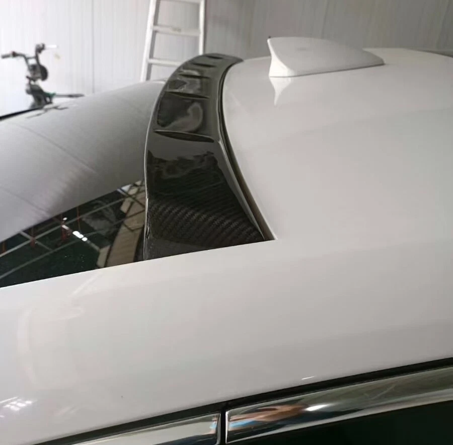 Kit de carrocería de alerón de techo trasero forjado carbono/negro brillante para Cadillac CT6 19-20 Foto 4 de 4