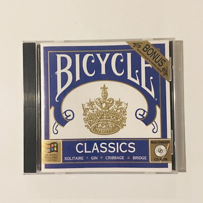 Bicycle Classics PC CD ROM 1995 Windows Swfte Card Games 