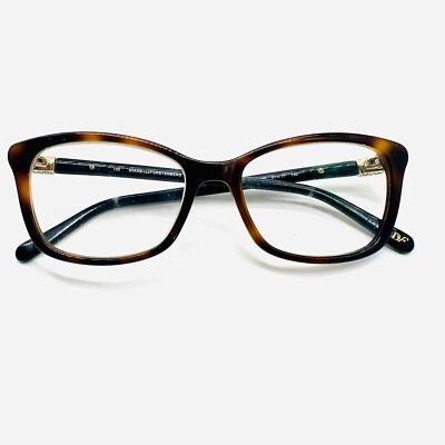 Diane Von Furstenberg Eyeglasses Tortoise Frame Black Arms  display picture 1