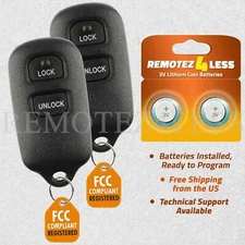 2x Remote For 2001 2002 2003 2004 2005 2006 2007 Toyota Highlander (HYQ12BBX)