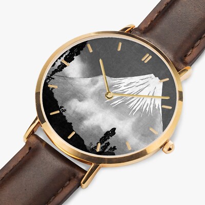 J Axis Modern Timepiece Mt Fuji Ukiyo E Art Dial Analog Quartz Watch New Battery Axis Wristwatches for sale | eBay main image 4