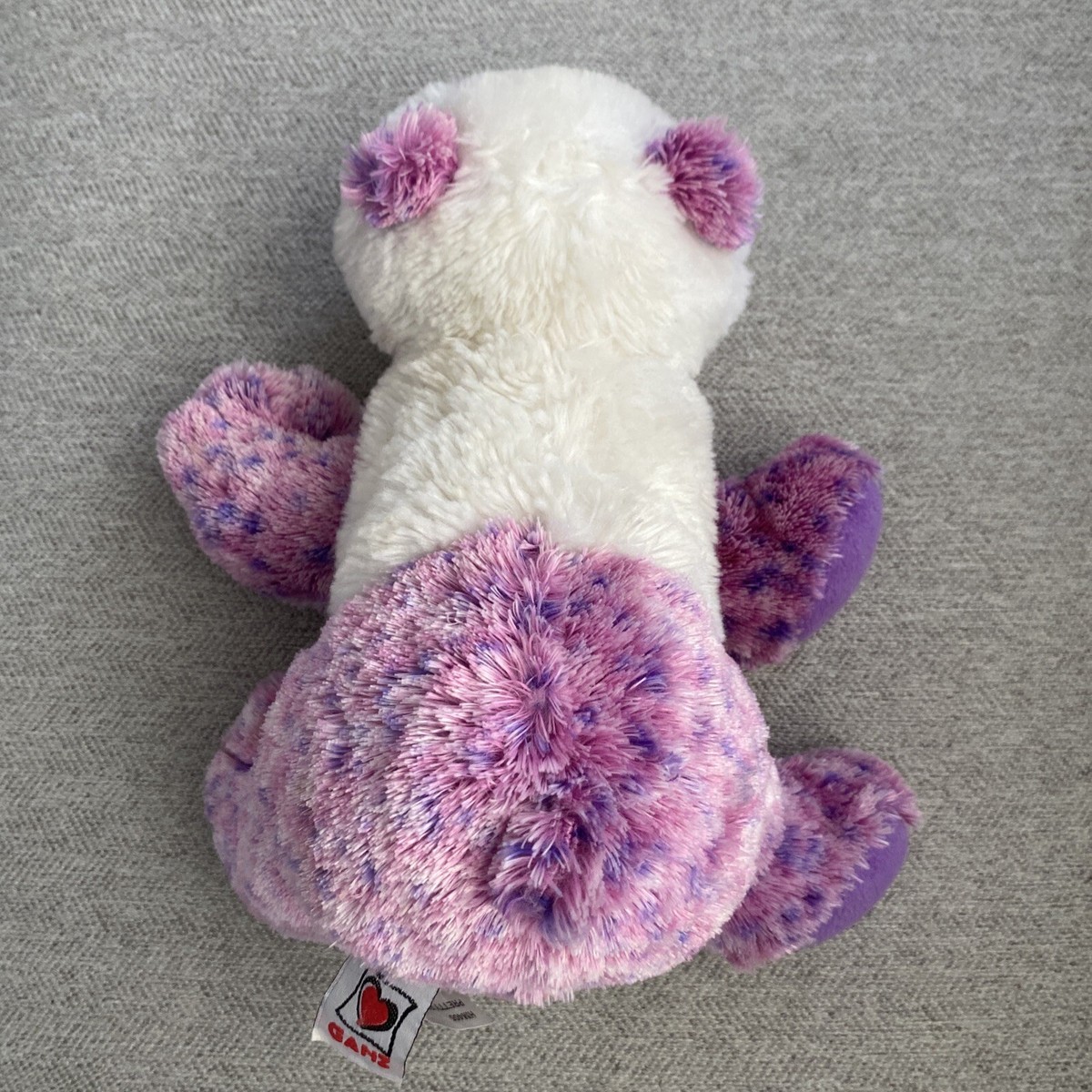 Ganz Webkinz PRETTY PANDA HM405 9” Plush Stuffed Animal Toy PURPLE