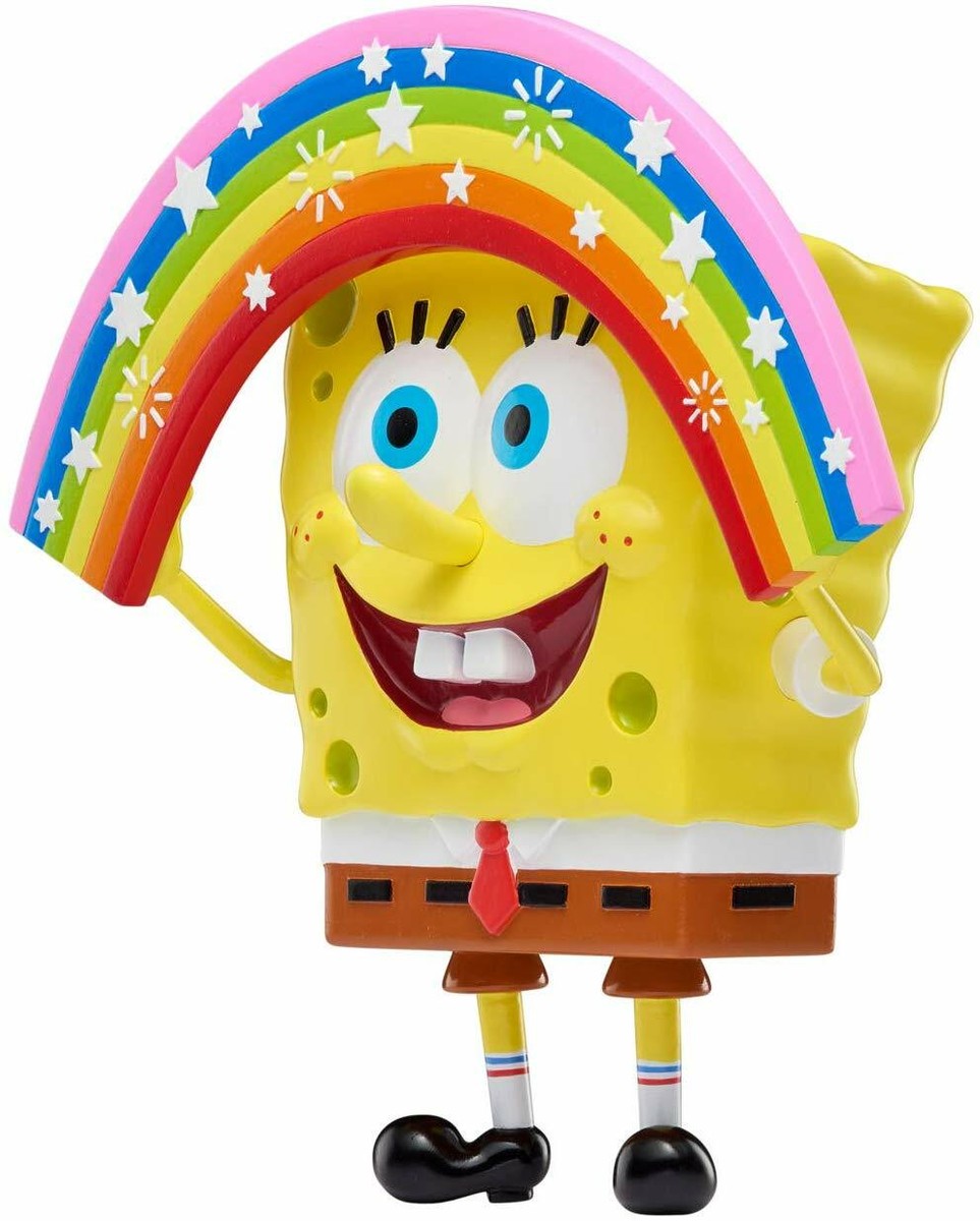 スポンジボブ　MASTERPIECE　MEME　虹　レインボー　フィギュア　レア Spongebob Squarepants Masterpiece Memes ~ 6