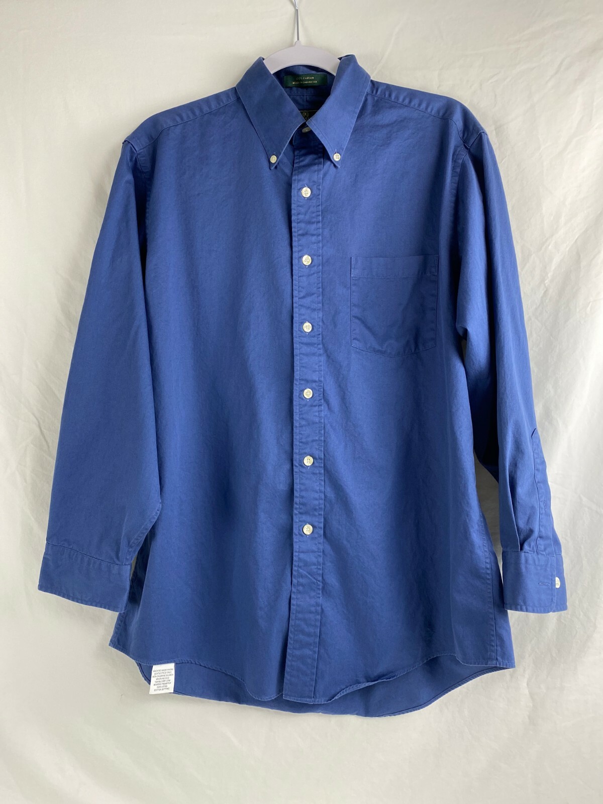 FILA Camicia uomo Embassy Row blu bottoni davanti tg 16 collo 32 33 cotone. B.16