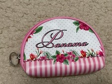 Robin Ruth Panama Coin Purse Wallet Keychain