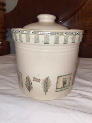 Pfaltzgraff Naturewood Small Canister Lid #504 Excellent No Chips or  Cracks