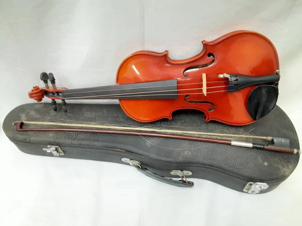 Suzuki Violin No.200 Size 1/2 anno 1981 W/Case Nagoya From Japan