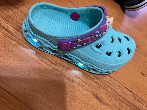 Sandalia Skechers Niñas Foamies Unicornio Y Sol Iluminada Talla 12 - Imagen 7 de 8