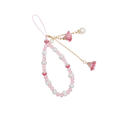 Cell Phone Strap Charm Decorative Phone Chains Rhinestone Imitation Pendant - 第 3/11 張圖片