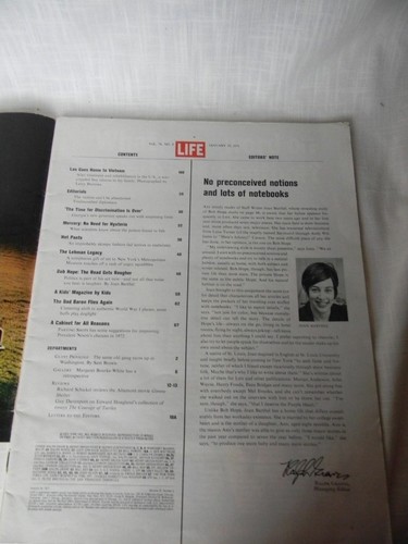 Life Magazine Jan 29, 1971 Bob Hope on the road, Children of Vietnam, Hot Pants - Picture 3 of 3