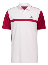 ADIDAS GOLF Men's Novelty CORE Short Sleeve Polo Shirt Almost Pink Sz M NWOT