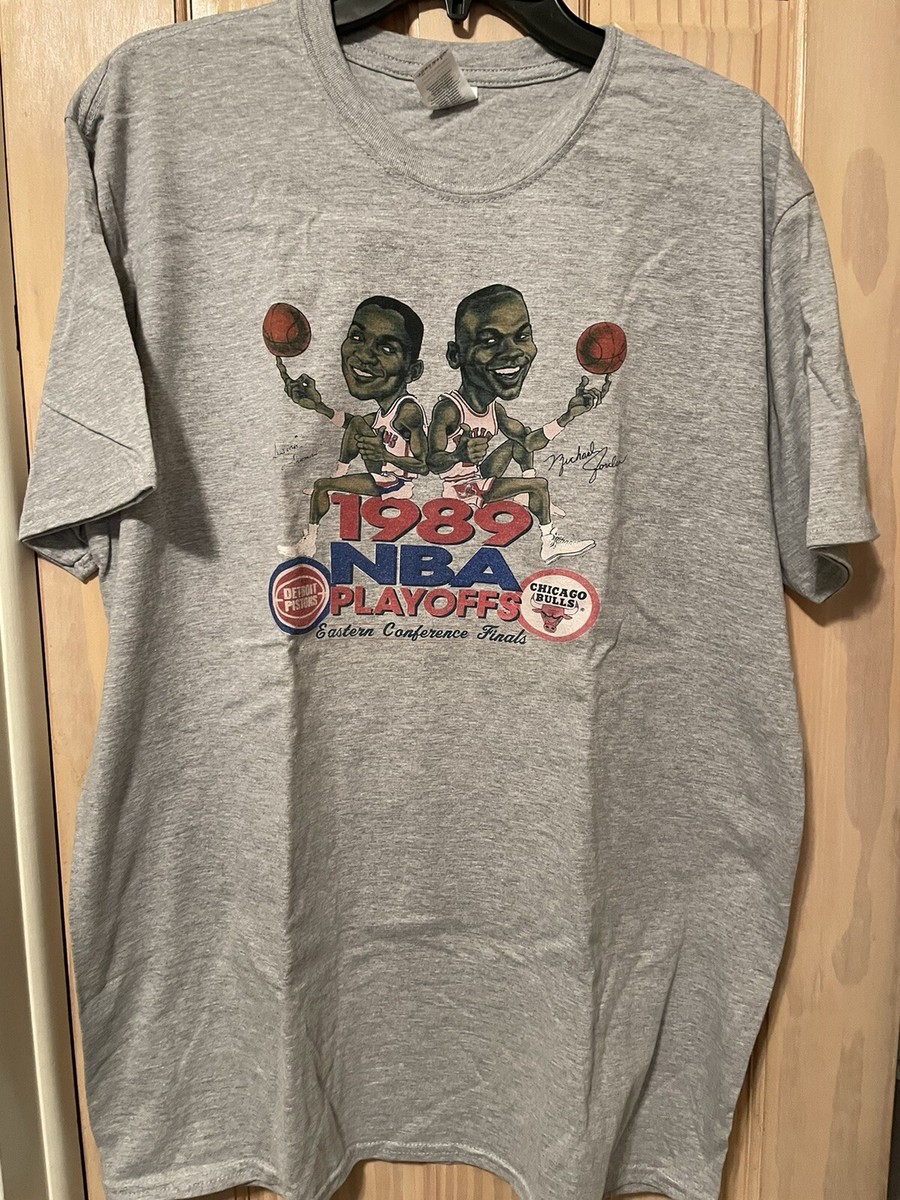 Michael Jordan 1989 NBA Eastern Con. Finals XL T-Shirt (Not