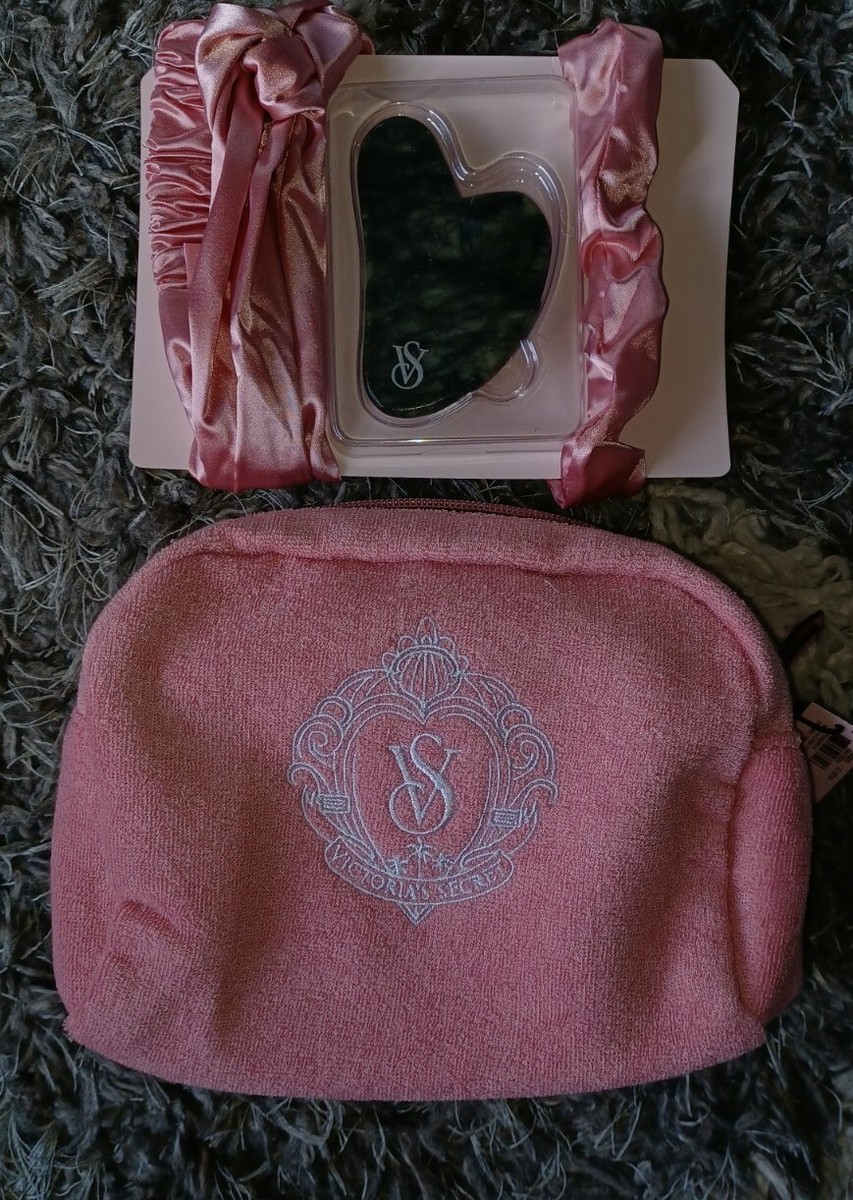 Victoria Secret Self Care Kit NEW terry pouch/jade/satin  display picture 2