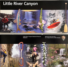 2026 LITTLE RIVER CANYON PRESERVE    NATIONAL PARK SERVICE UNIGRID BROCHURE/MAP