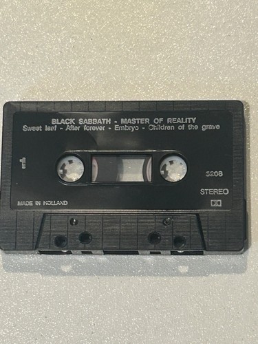 Black Sabbath HOLLAND IMPORT Master of Reality Cassette CSL NEMS - Picture 7 of 7