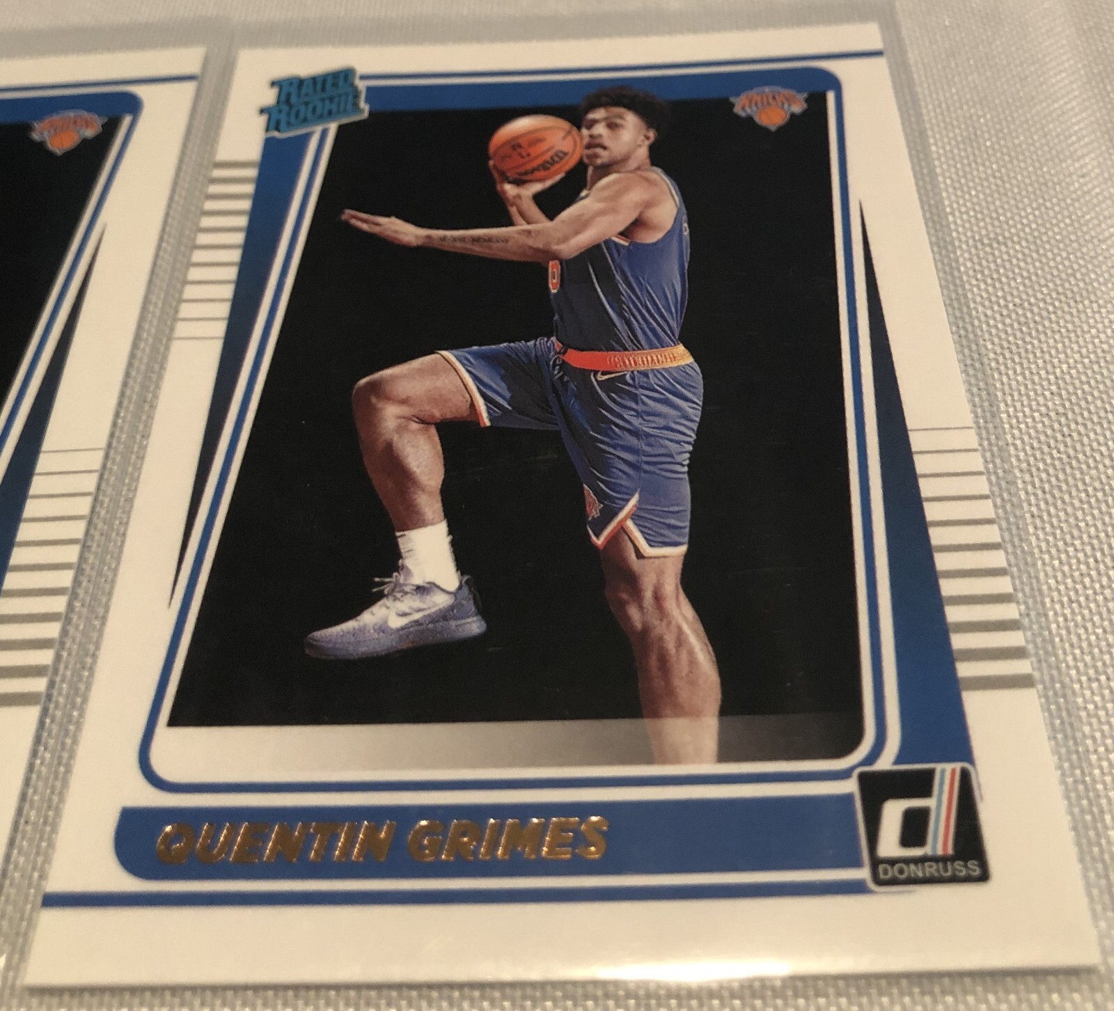 2021-22 Panini Donruss Basketball Quentin Grimes New York Knicks Rookie #216