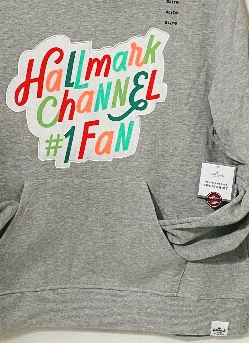 HALLMARK CHANNEL #1 FAN Hoodie HOODED SWEATSHIRT Women's Size XL, XXL NWT