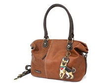 Chala GERMAN SHEPHERD Laser Cut Large Crossbody Handbag Purse Shoulder Bag NWT