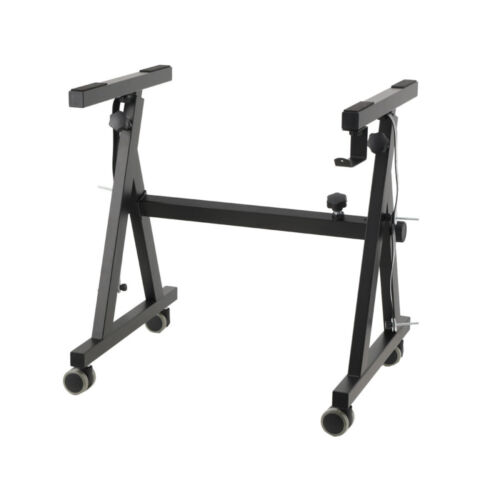 Metal Piano Keyboard Z Stand with Wheels Heavy-Duty Portable Foldable Stable UK - Picture 9 of 12